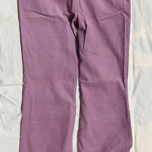 Purple Corduroy Trouser