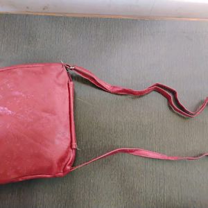 Red Side Purse