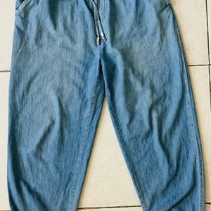 Cotton Jeans Like Looking Track Pant