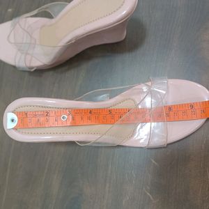 Transparent Strap Wedges