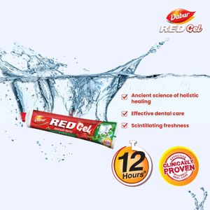 (Pack of 2) Dabur Red Gel Ayurvedic Toothpaste