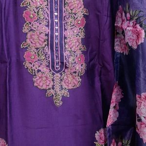 Purple 💜 Party Wear Kurthi