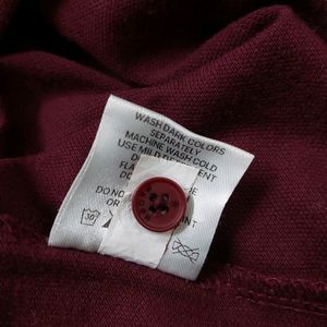 WROGN MAROON SOLID POLO TSHIRT