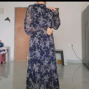 blue vintage dress