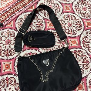 Prada And Savana Black Dupe Sling Bag