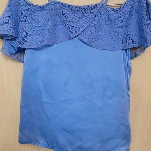 Women's Party Wear Net Top