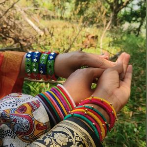 Handmade multicolour Bangles