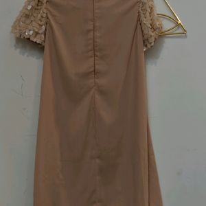 Tan Vintage Dress