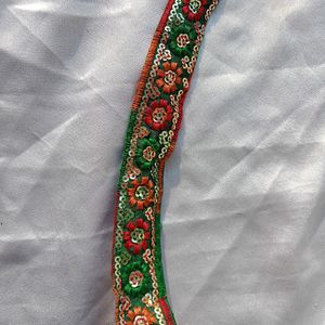 Green Lace/ Border For Sare/Dupatta