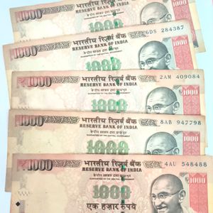 1000₹ Rare Old Notes Collection