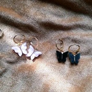 Butterfly Drop Earrings