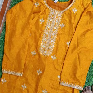 Beautiful Chanderi Silk Kurti