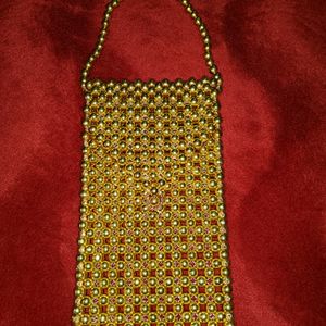 Price Drop ✨️Golden Pearls Purse/Phone Pouch