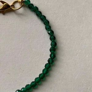 Dark Green Crystal Bracelet