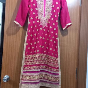 Pink Heavy Kurta