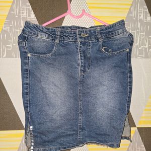 New Denim Skirt Woth Embellishments 28