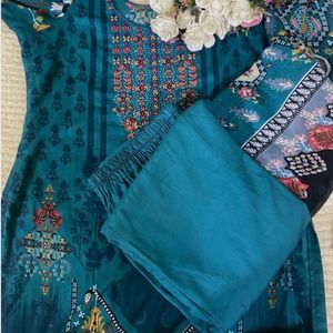 3 Pece Pakistani Cottont Suit