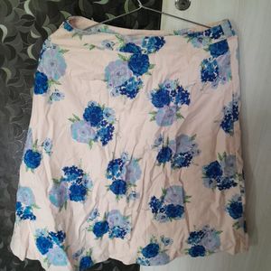 Floral Cotton Knee Length skirt