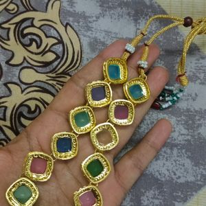 Gold Plated Copper Jewellery Set