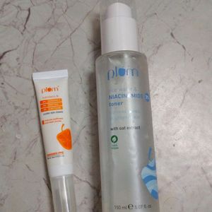 Toner & Under Eye Cream