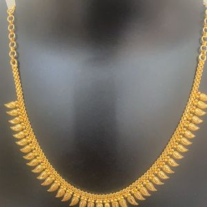 Gold Plated Premium Quality Mango Design Jwellary Necklace Jwellary