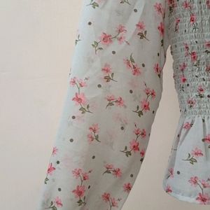 Beautiful Floral Print Top