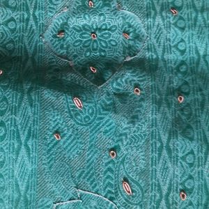 Rama Green Tissue Saree