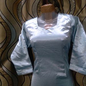 Satin Cyan Wedding Suit