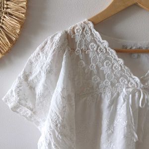 Forever New Boho Lace Top