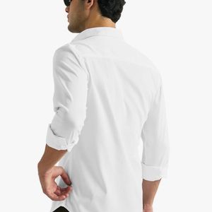 Cotton Classic: Men's Casual Plain Shirt