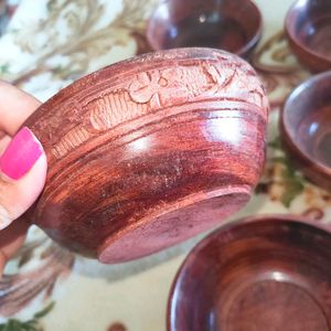 wooden serving bowl