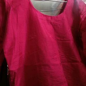 New Gotta Patti Work Chanderi Silk Kurta