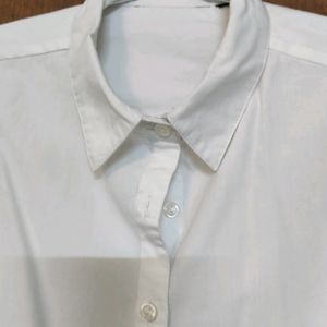 White Shirt With Stylish Sleeves