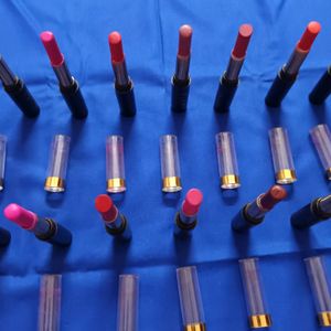 Lipsticks (24 Shades) + Lip Balm (4pcs)