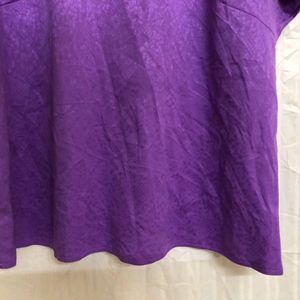 Purple Short Sleeve Top