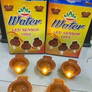 lighting Diya with sensor (set of 6 pieces)