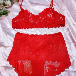 Red Stylish Bikini Set 💥