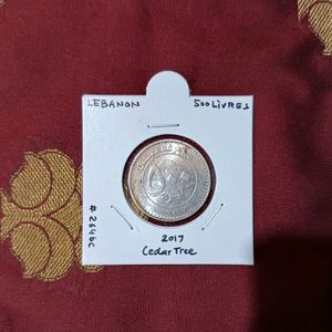 Lebanon 500 Livres Foreign Coin, Rare 🔥