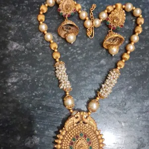 Peacock Design Maharastrian Jewellery Set