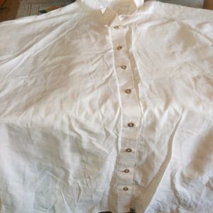 Smart White Plain Shirt3xl