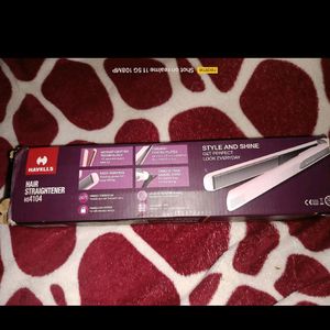 Havells Pink Hair Straightener And Curler ✨🫶