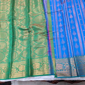 Kancheepuram Semi Pattu Sareed