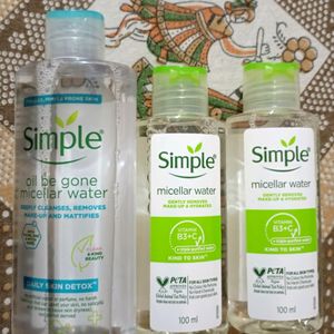 (combo)simple micellar water