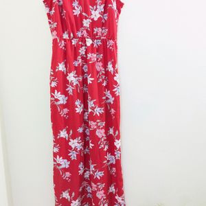 HM Pretty Red Floral Dress