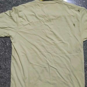 Lee Cooper Yellow Plain Tshirt Large