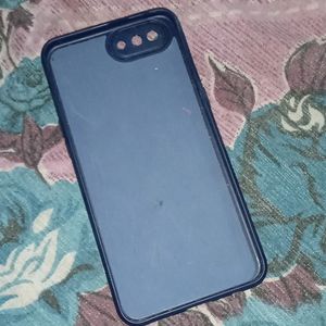 Realme C2 Full Body Back Cover, Plain ,blue