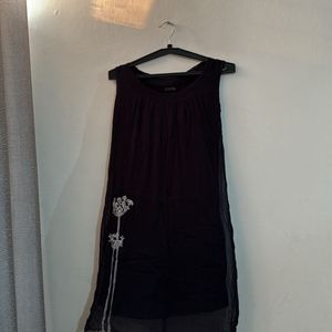 A Black Mini Dress