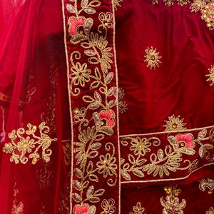 Maroon Bridal Lehenga