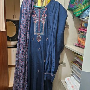 Silk Blend Kurta +pant+duppata