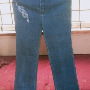 High Weist Bell Bottom Jeans